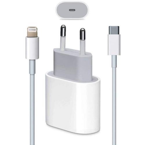  iPhone 14 Pro Max 25W PD Hızlı Şarj Adaptörü 1 m Lightning Kablo Şarj Set