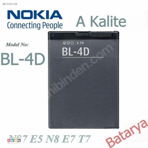 Nokia BL-4D Batarya Nokia N97 E5 N8 E7 T7 Uyumlu Batarya
