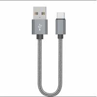 Typ-c Kısa 20cm Hızlı Şarj Halat Power bank Kablosu