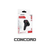 Concord C-606 Plus Kablosuz Fm Transmitter – 23W Hızlı Şarj Usb-C - Bluetooth 5.1 - Eller Serbest Arama - Tf Kart Desteği